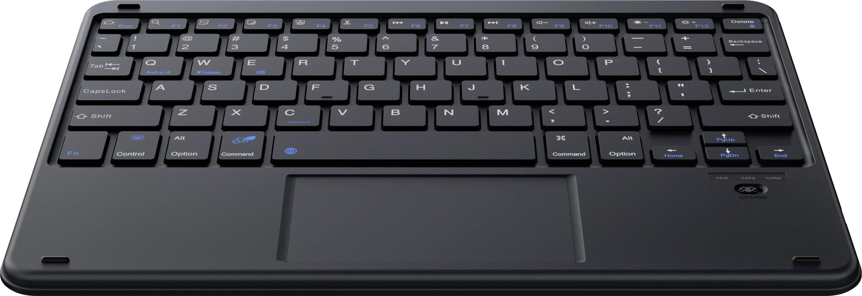 Tastierë wireless Bluetooth Oscal S1 me touchpad, 78 taste, 280 mAh, e zezë