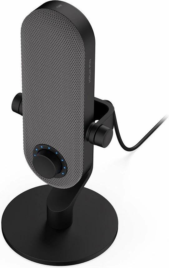 Mikrofon Krux Pin KRXC018, USB/USB-C, kardioid, 3.5 mm monitorim, i zi