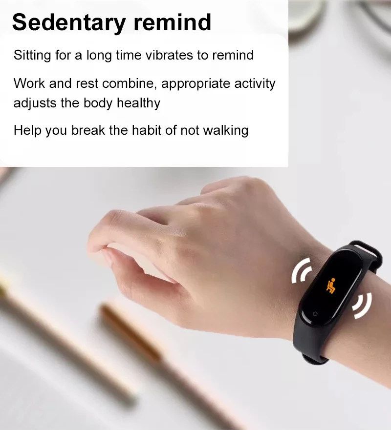 Orë e mençur M4 IOS & Android, e kaltër e errët