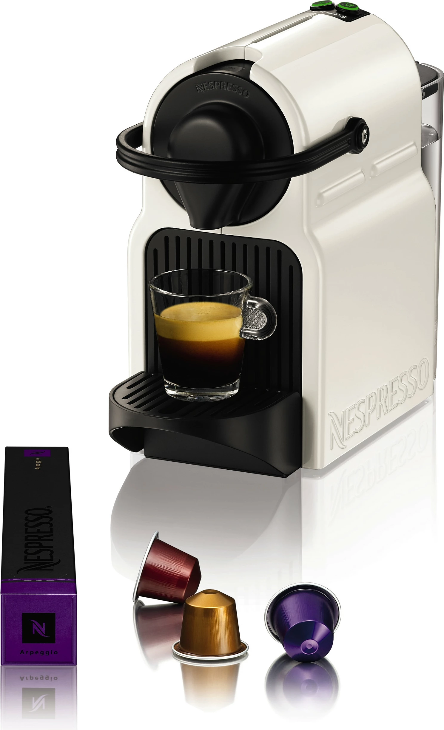 Aparat për kafe Krups Inissia XN1001, 0.7 L, 1260 W, Bardhë