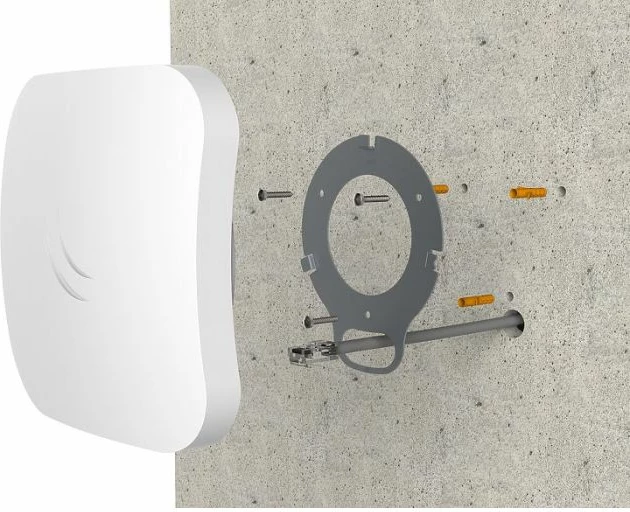 Access Point MikroTik cAP ac RBcAPGi-5acD2nD, Dual-Band 2.4/5GHz 802.11ac, 2x Gigabit, PoE In/Out, e bardhë, 2 kapakë
