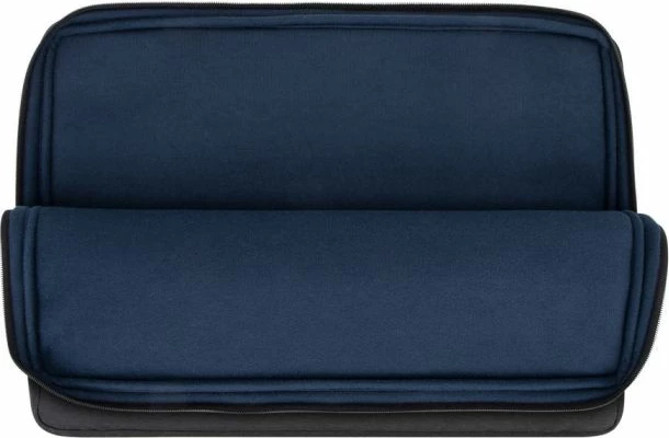 sleeve për laptop RivaCase 7707 deri 17.3", RPET polyester rezistent në ujë, e zezë