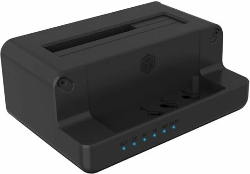 Stacion dokimi dhe klonimi ICYBOX IB-2914MSCL-C31, USB 3.2 Gen 2, për M.2 NVMe dhe 2.5/3.5\" SATA SSD/HDD, e zezë