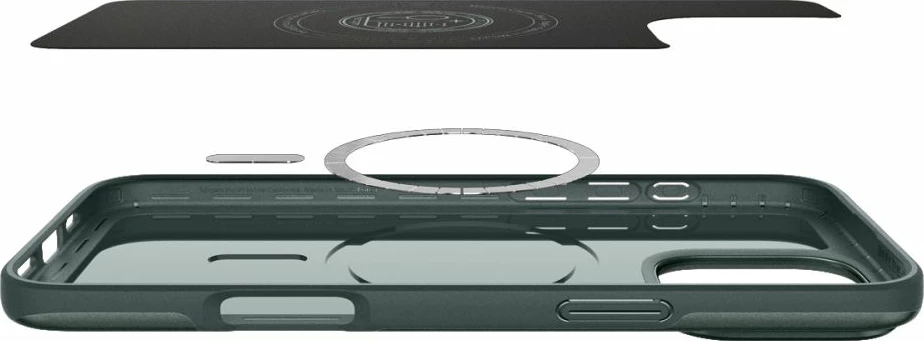 Mbështjellës, Spigen, Thin Fit Mag për iPhone 16 Pro Max, MagSafe, 1.55mm, i gjelbër
