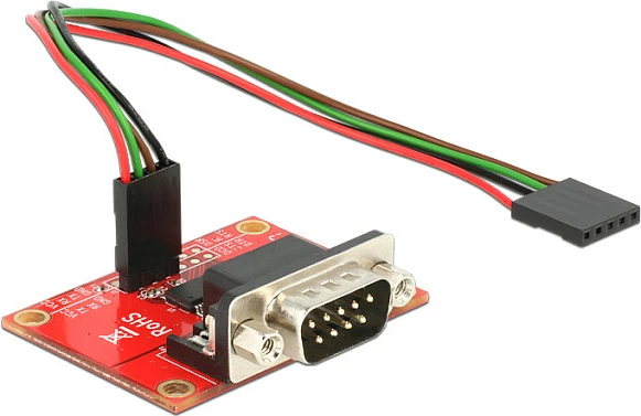 Adapter serial DeLOCK 65628 për Raspberry Pi GPIO, DB9 male, i brendshëm