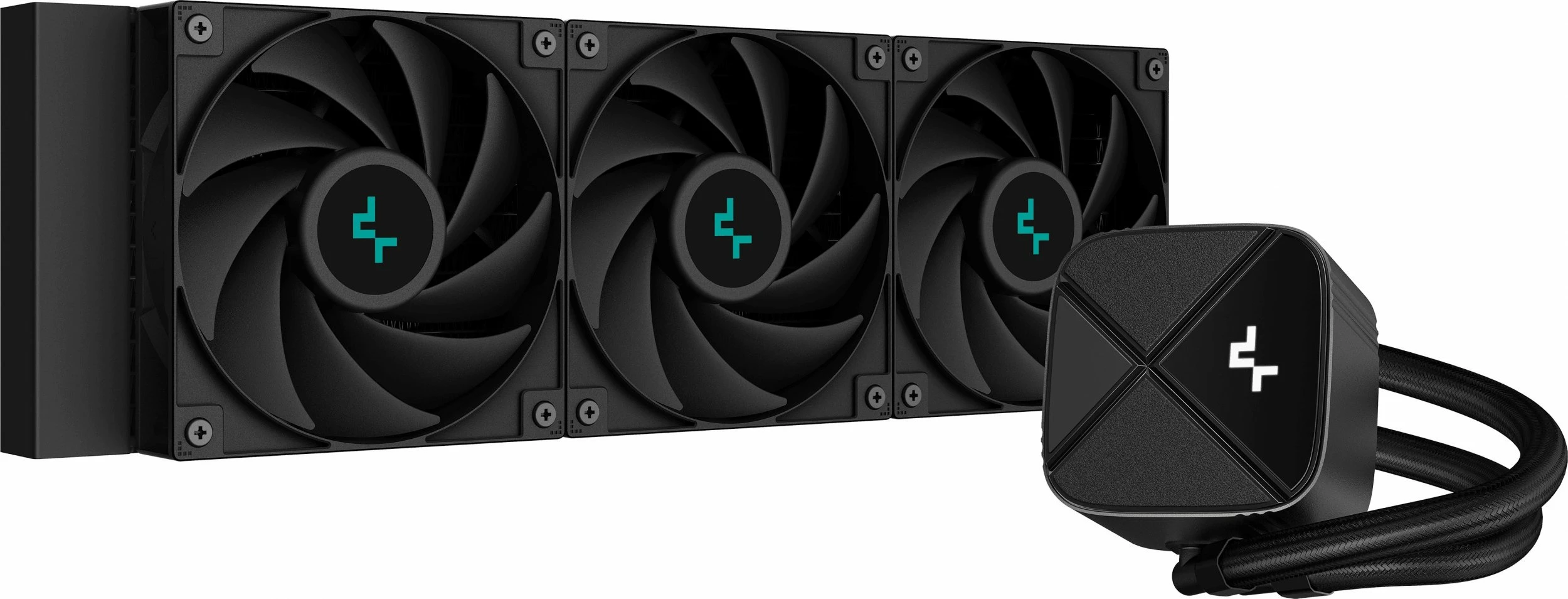 Ftohje me ujë AIO për CPU Deepcool LS720S Zero Dark 360mm (3x120mm PWM), e zezë