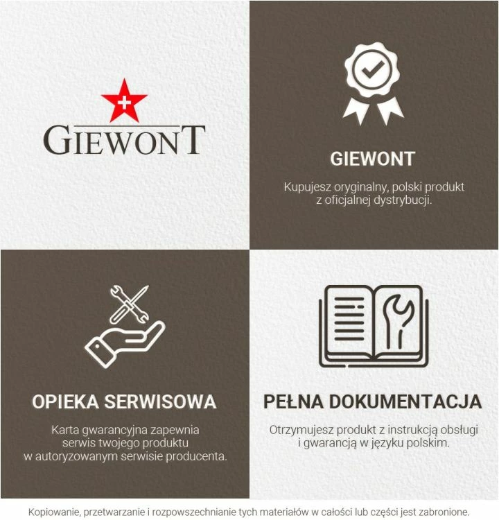 Orë dore për femra Giewont, ari