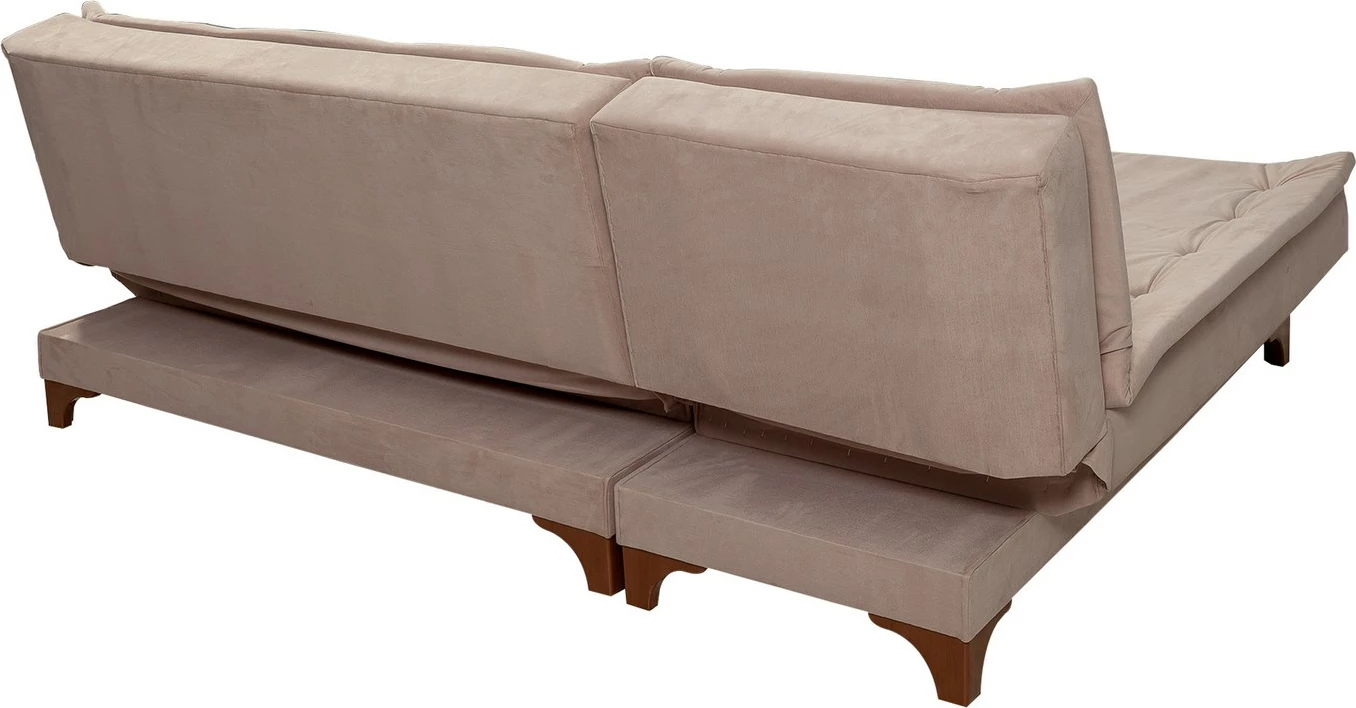 Kënd-sofë shtrat Atelier del Sofa, kënd majtas, ngjyrë Rock