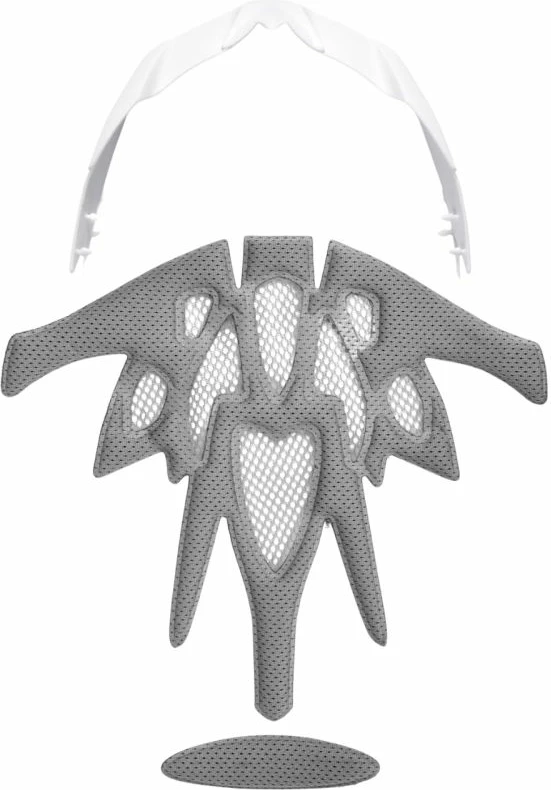 Helmetë biçiklete Meteor Ovlo M 55-58 cm, e bardhë-mentë