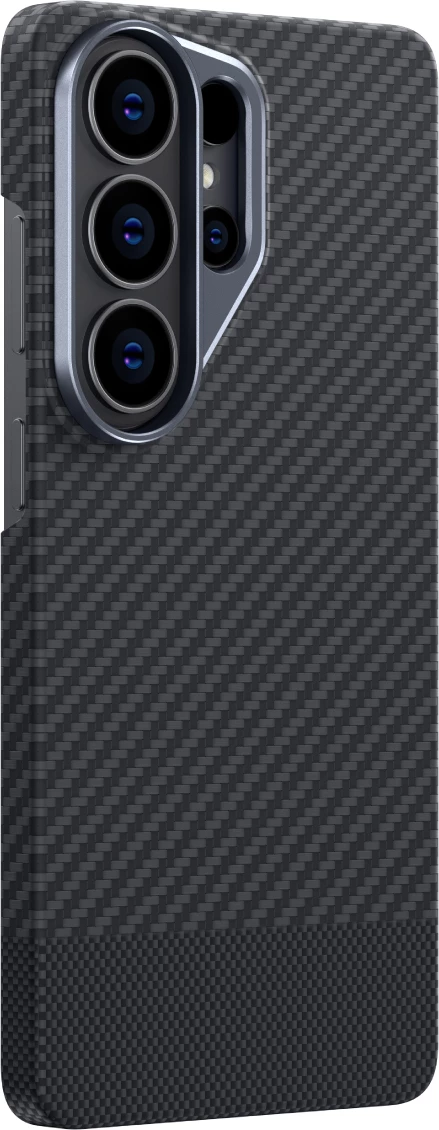 Mbështjellës AmazingThing Titan Max për Samsung Galaxy S26 Ultra, aramid 1500D, mbrojtje rënie 3.6 m, unazë magnetike, i zi TwoTone