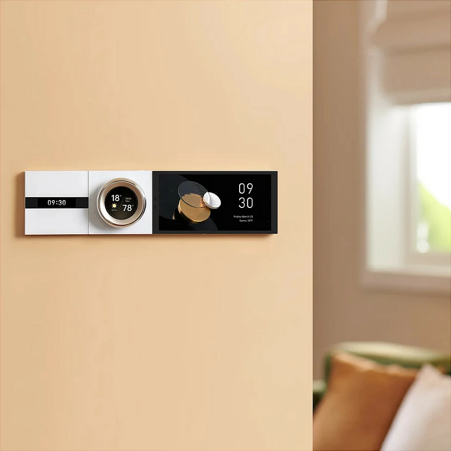 Panel kontrolli smart home Aqara Panel Hub S1 Plus, ekran me prekje, Wi‑Fi Dual-Band, Zigbee 3.0/Matter, i zi
