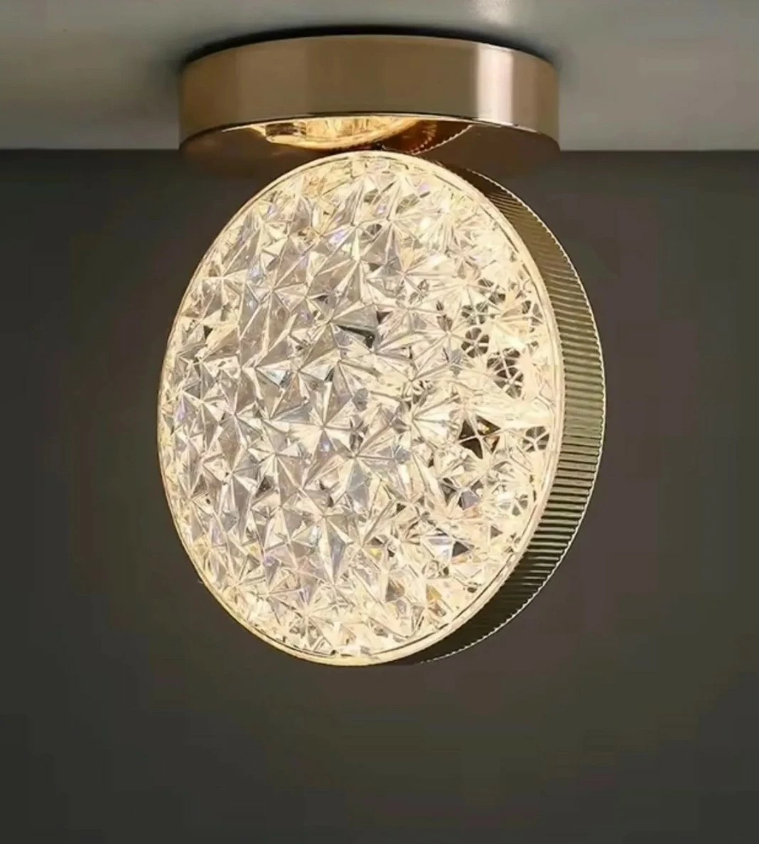 Kandil LED modern Burenze, ngjyrë ari