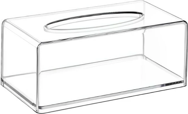 Mbajtës pecetash plastik, transparent, Hermia, CLRPCTORG