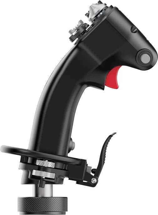 Flightstick Moza Racing MH16 për simulim fluturimi, alumini, i zi