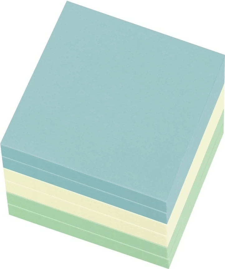Memo ngjitës herlitz 50033430, 75x75mm, 600 fletë, ngjyra të përziera