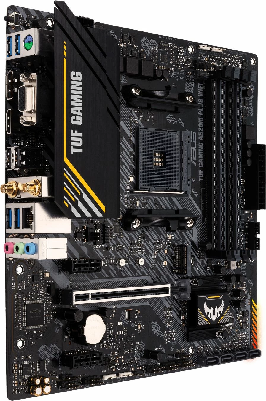 Pllakë amë Asus TUF Gaming A520M-Plus WiFi, mATX