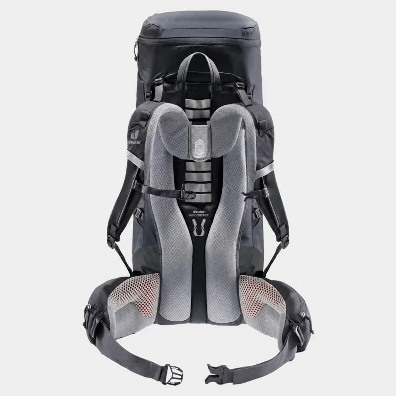 Çantë shpine Deuter Aircontact Lite 40 + 10, e zezë/graphite