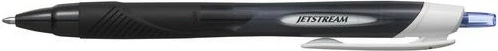 Penë Uni-Ball Jetstream Mitsubishi Electric, 1mm, ngjyrë kaltër, klip, ergonomik, e zezë/blu/e bardhë