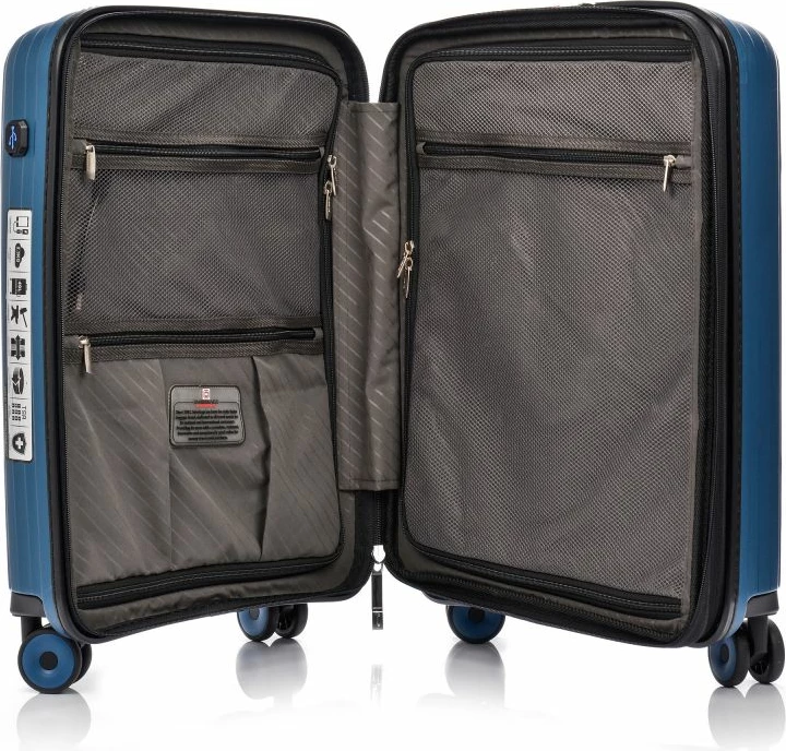 Valixhe për udhëtim SwissBags, blu [Madhësia: Standarde]