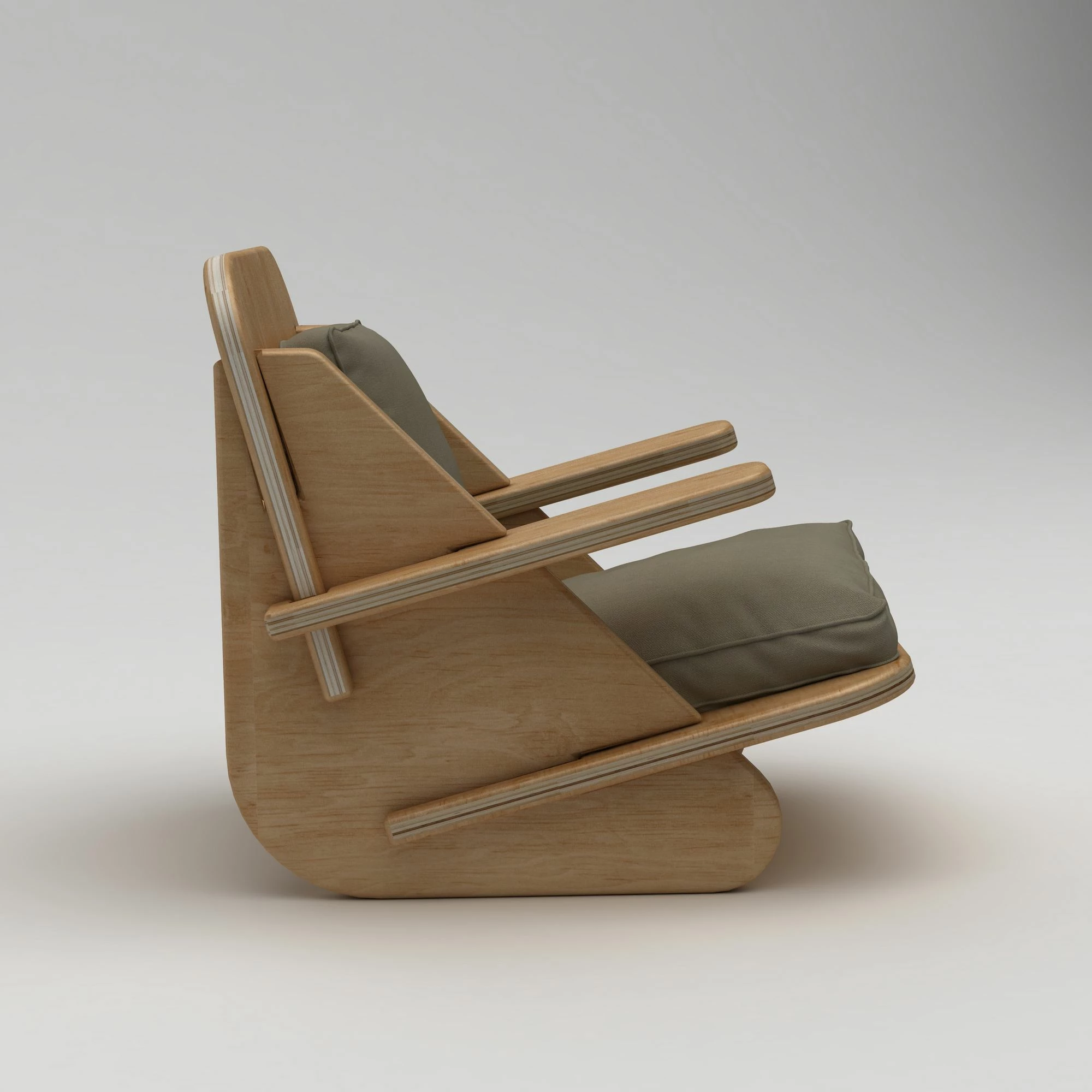 Karrige Wing Skye Decor, druri natyral, khaki, stil moderne