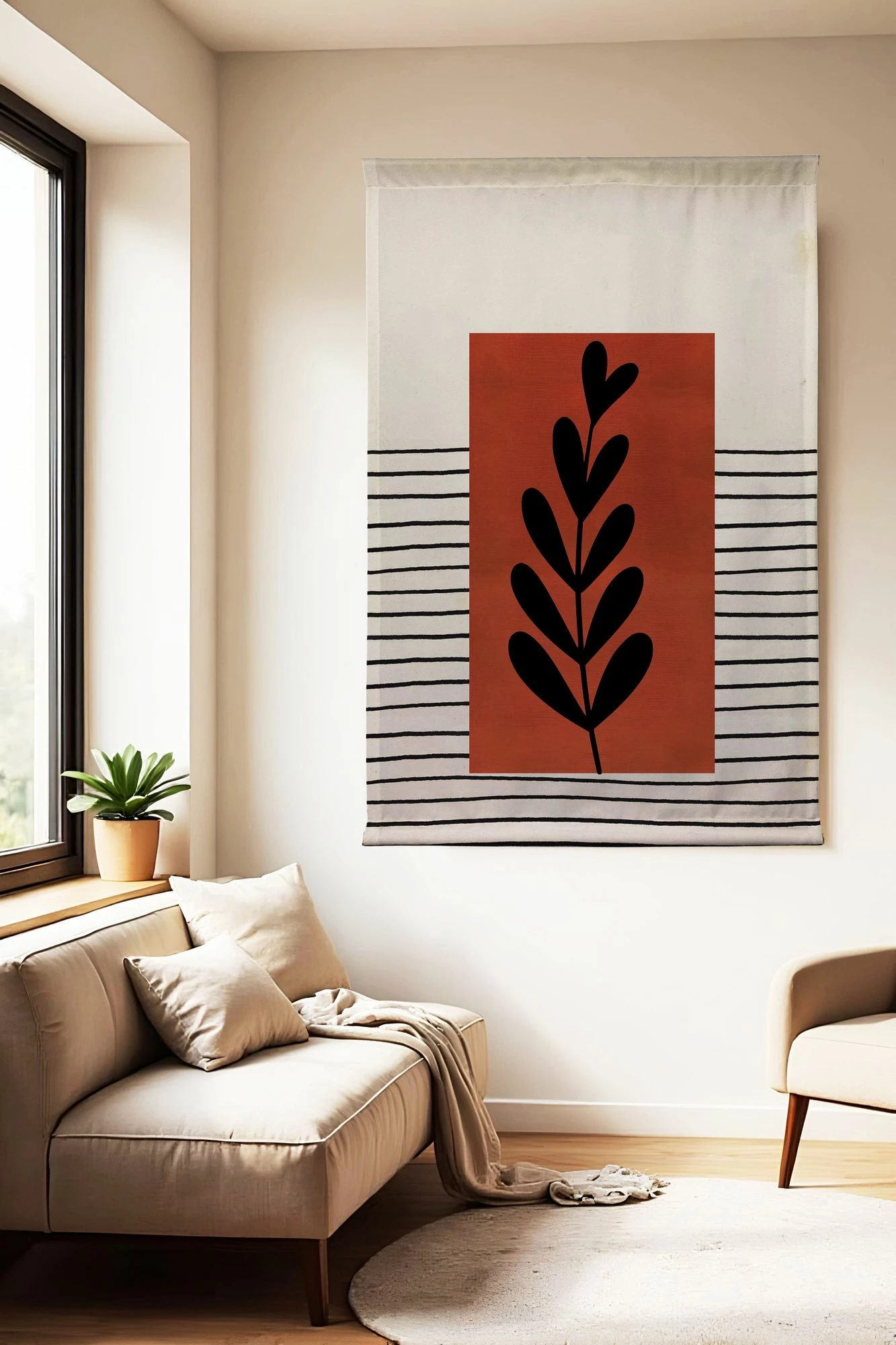 Pikturë dekorative poliestër Wallity, Polybaby 17, 145x200