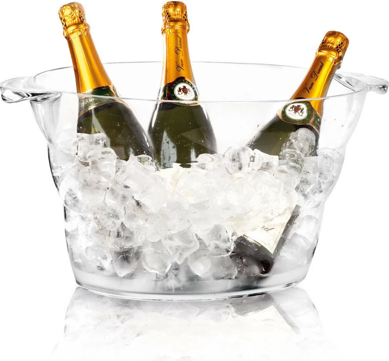 kovë akulli (party tub), Bar Up, 470x290x230 mm, plastikë, ovale, transparente