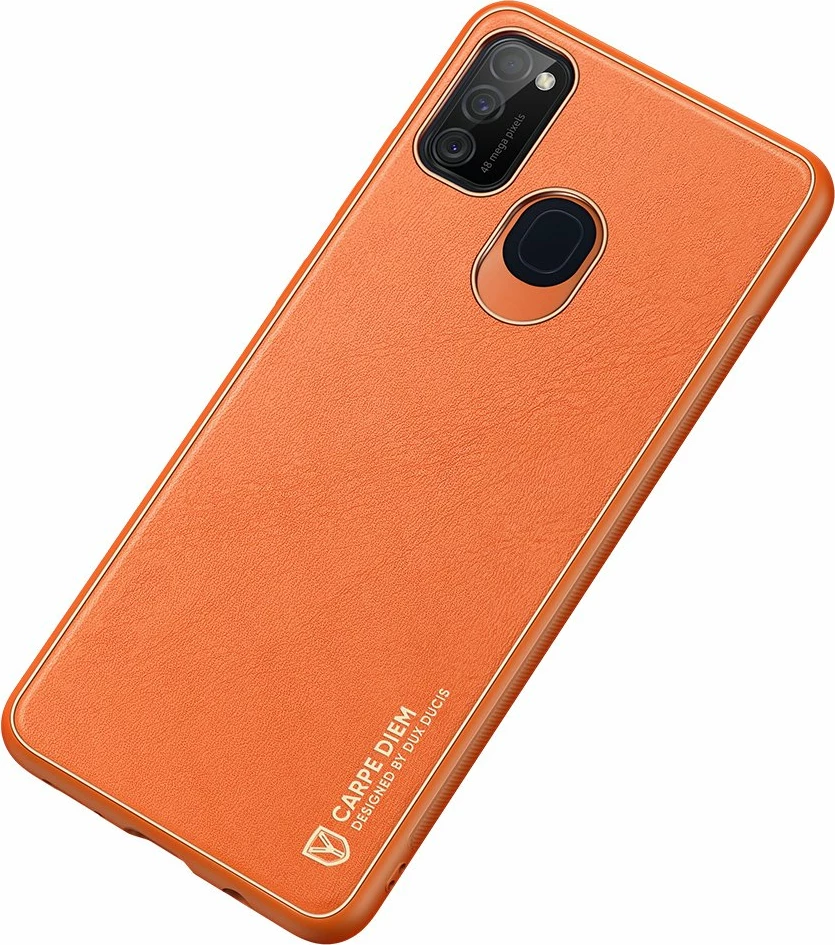 Mbështjellës Dux Ducis Yolo për Samsung Galaxy M30s, portokalli