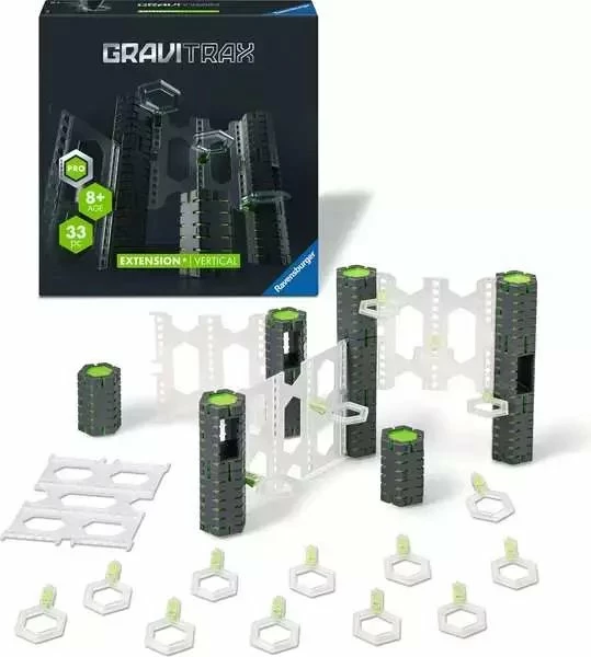 Set zgjerues Ravensburger GraviTrax PRO Vertical Expansion Set 268160, 33 copë