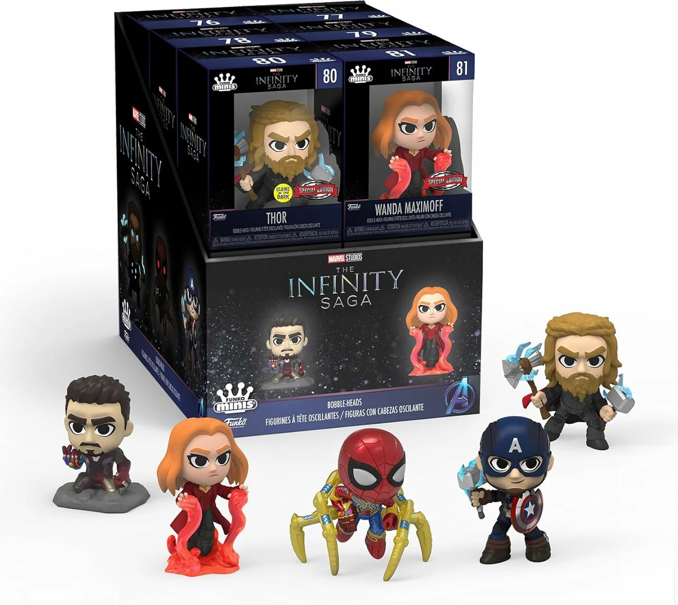 Figurinë koleksionuese Funko Minis Marvel Infinity Saga, vinyl, figurë e rastësishme, 1 copë