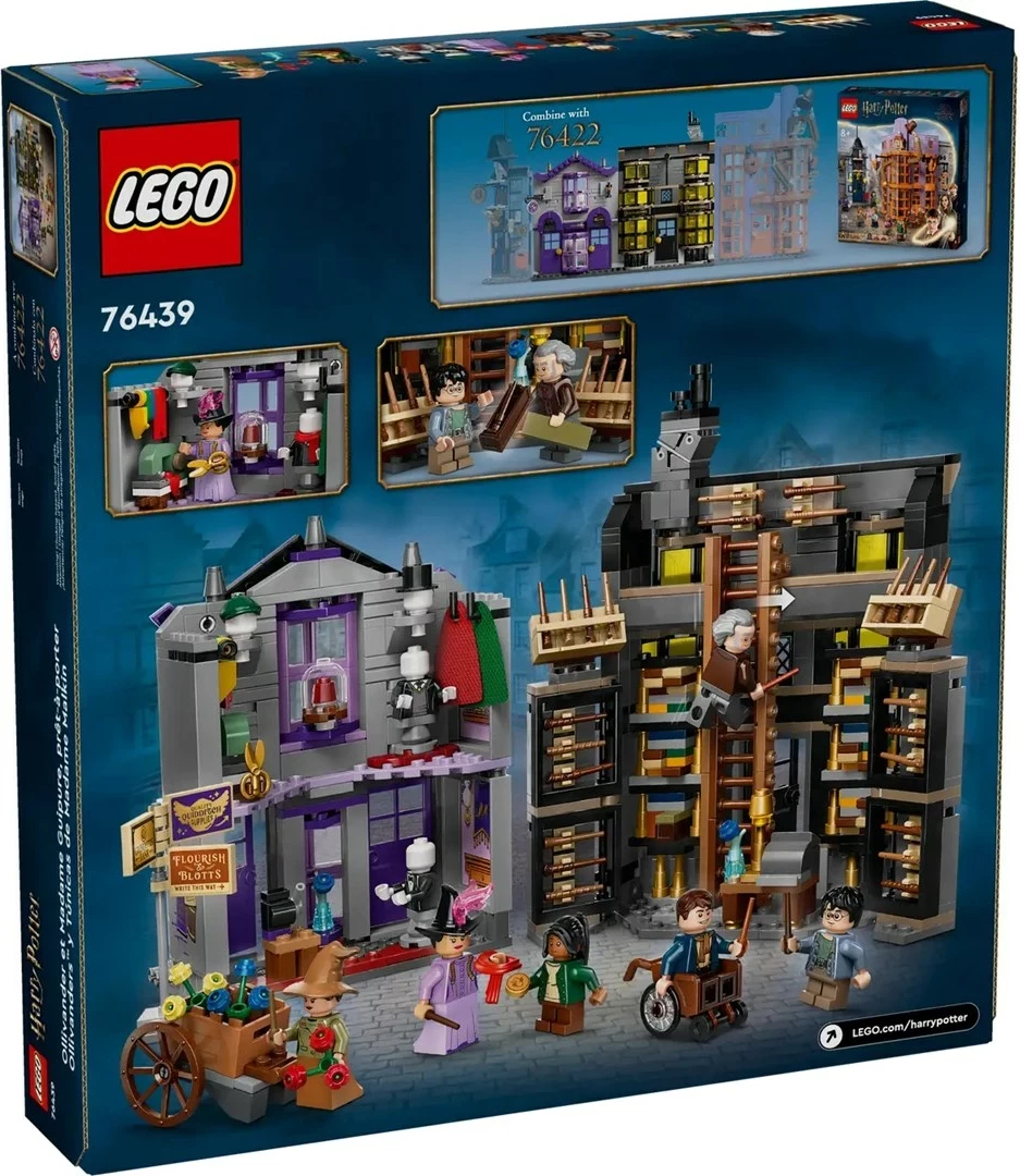 Set LEGO Harry Potter 76439 Ollivanders & Robet e Madam Malkin