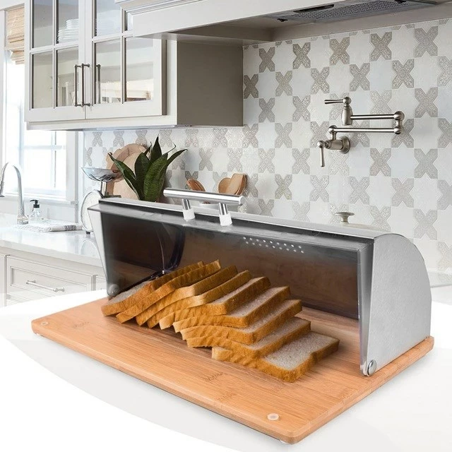 Kuti buke Maestro MR-1670S, çelik inox, argjend