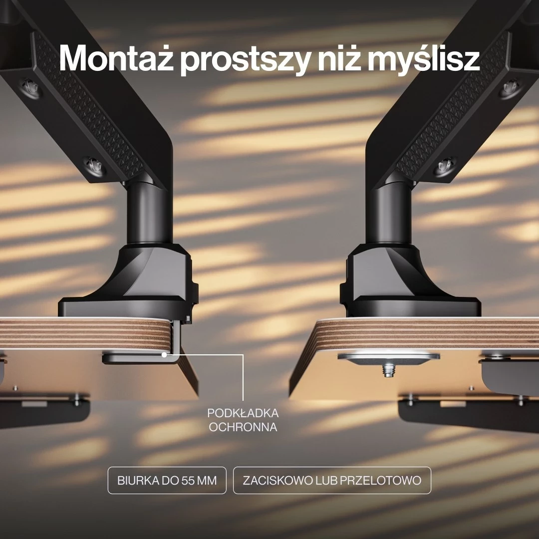 Mbajtës monitori Endorfy Atlas GS Pro Single, 49", i zi
