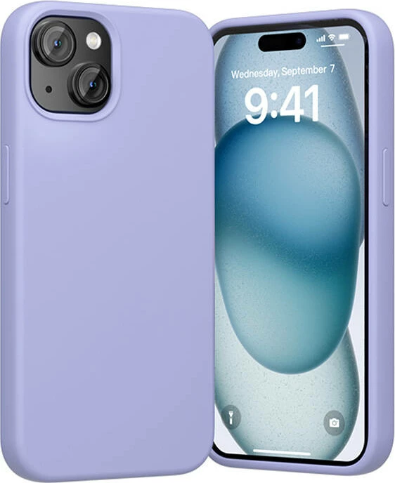 Mbështjellës silikon Vention KUFV0-20 për iPhone 15 Plus, vjollcë