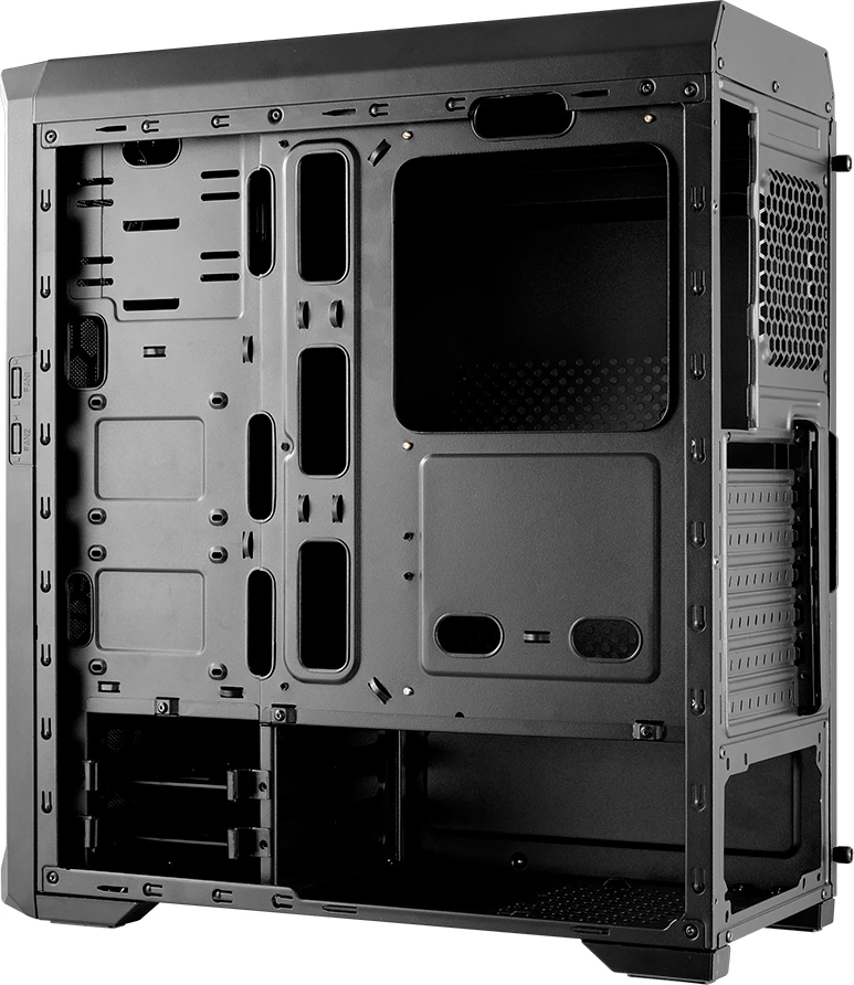 Kasë COUGAR MX330-G Mid Tower, ATX, tempered glass, 2x USB 3.2, e zezë