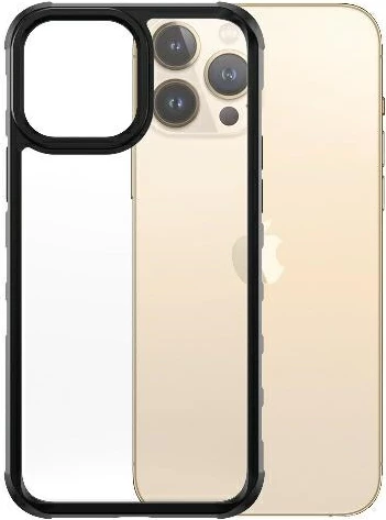 Mbështjellës PanzerGlass ClearCase për iPhone 13 Pro Max, transparent dhe zi