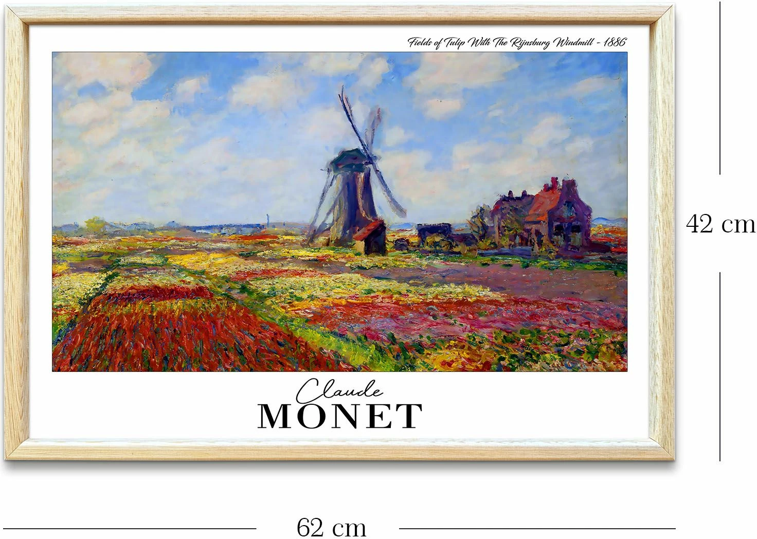 Pikturë dekorative me kornizë, Wallity, 4262AHSMONET-005