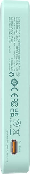 Powerbank Baseus MagPro Magnetic 5000mAh, 20W, MagSafe, mint