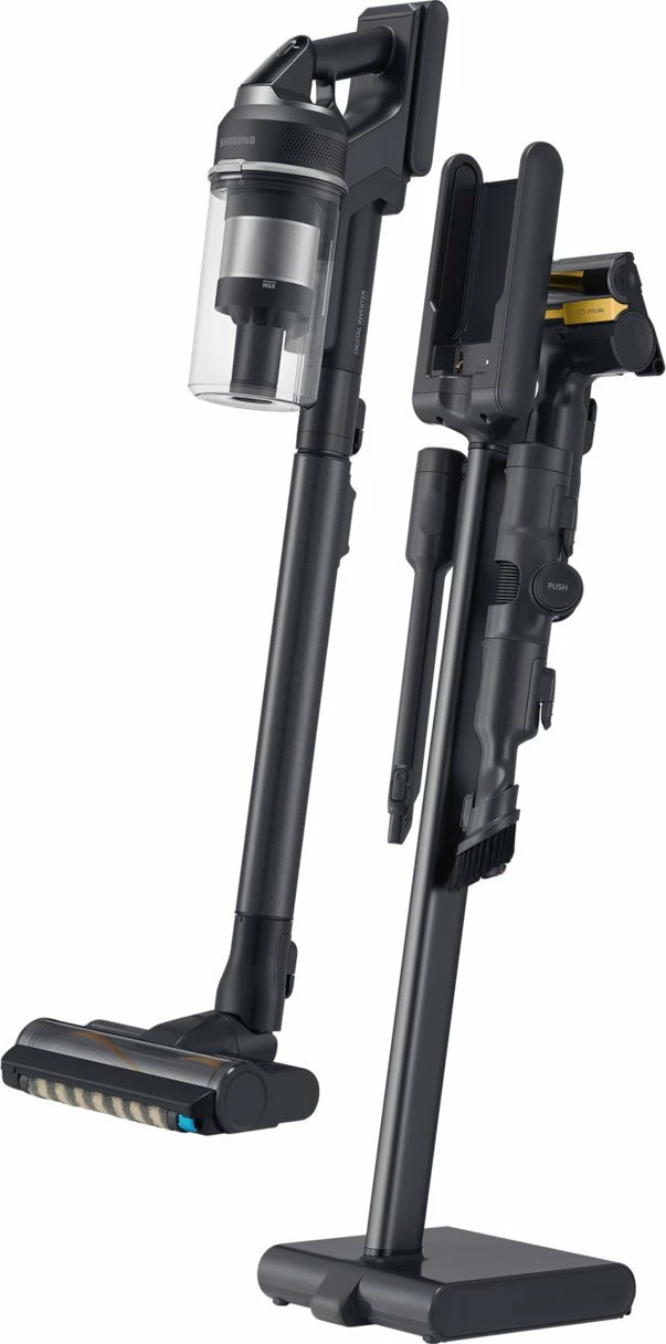 Fshesë vertikale pa kabllo Samsung Jet 95 Complete Extra VS20C9554TK/WA, 25.2V, 0.8L, deri 120 min, e zezë, set me aksesorë
