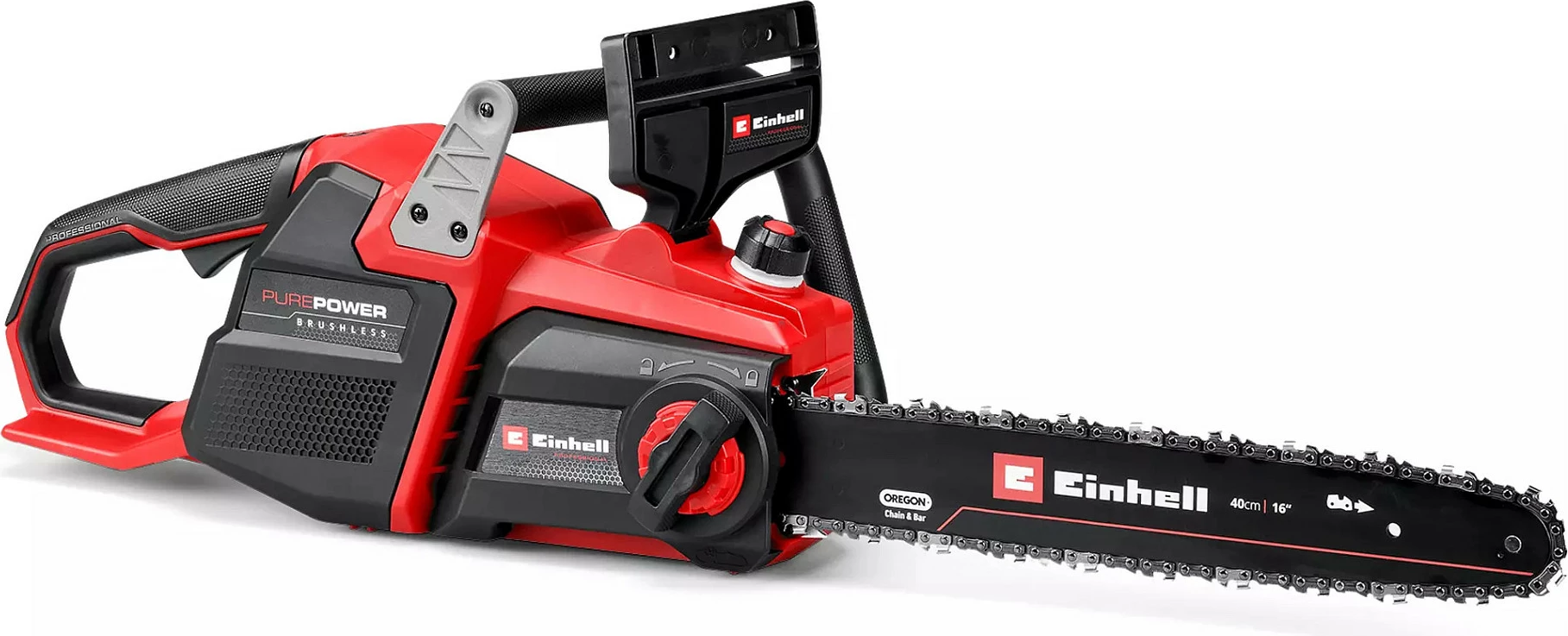 Sharrë zinxhir me bateri Einhell GP-LC 36/40 Li BL-Solo, 36V (2x18V), pa bateri/karikues, kuqe/zezë