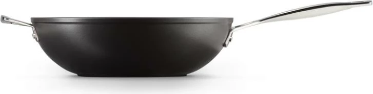 Tigan wok Le Creuset Toughened Non-Stick 30 cm, me dy doreza inox, zi
