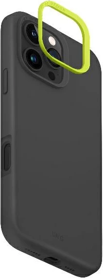 Mbështjellës UNIQ Lino Hue MagClick për iPhone 16 Pro Max, Gri