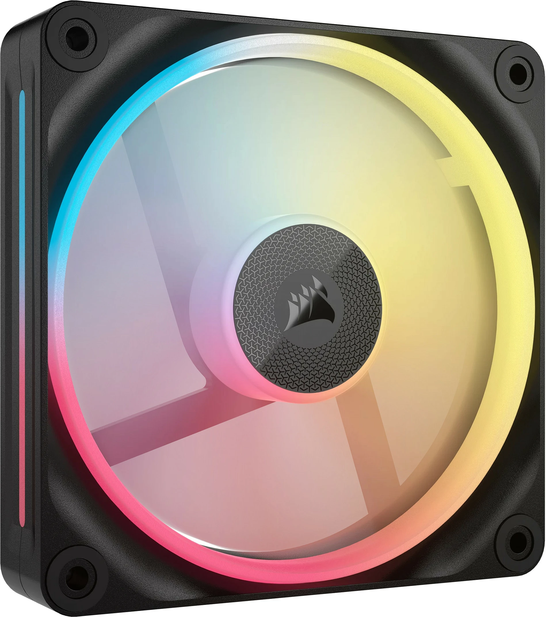Ventilator për kasë Corsair iCUE Link LX120-R RGB, 120mm, PWM, 2400RPM, i zi
