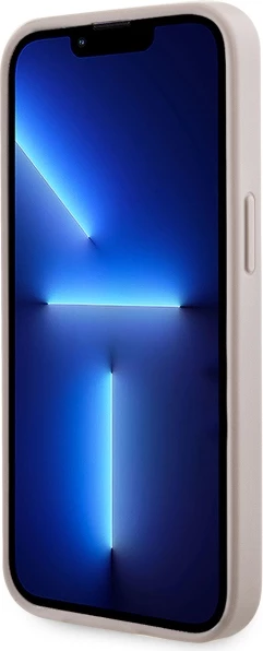 Mbështjellës Guess GUHMP13LP4RPSP për iPhone 13 Pro/13 6.1", 4G Printed Stripes MagSafe, Rozë