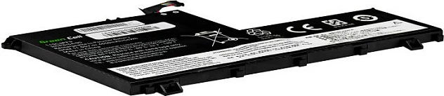 Bateri laptopi Green Cell për Lenovo ThinkBook 14-IIL/14-IML/15-IIL/15-IML, 4650mAh, e zezë