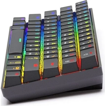 Tastierë Savio Blackout, me ndriçim RGB dhe kyçe Outemu Brown