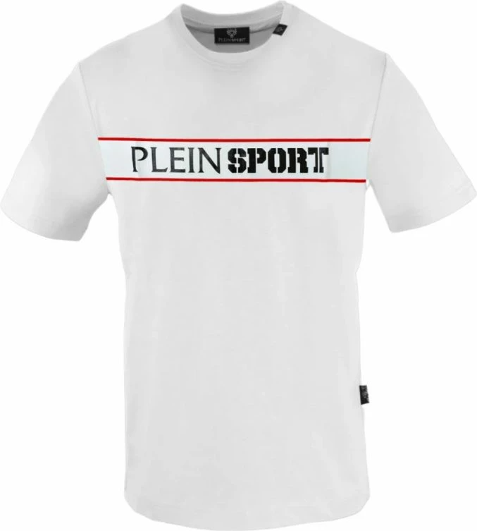 Maicë për meshkuj Plein Sport, e bardhë