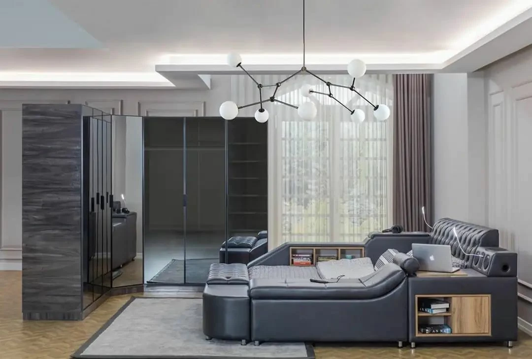 Krevat dopio, ngjyrë e zezë, Skye Decor Dorwell Smart