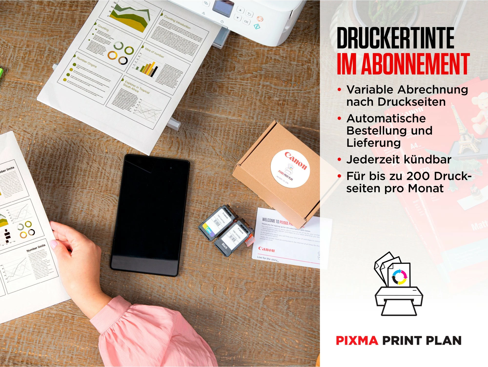 Printer Canon PIXMA TS7750i, Inkjet, 1200 x 1200 DPI, A4, Bardhë