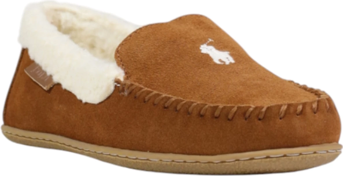 Papuqe për femra Ralph Lauren Collins RF103843, ngjyrë lëkure [Madhësia: 35]