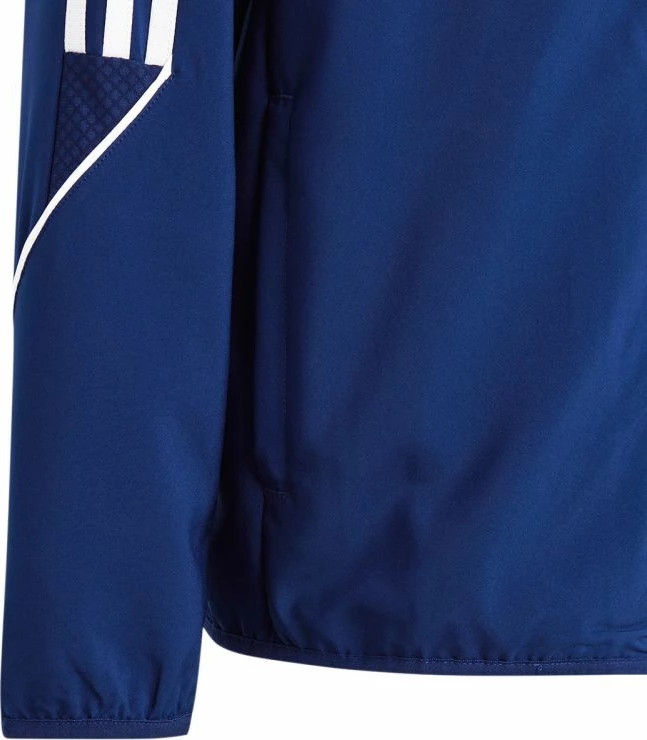 Xhaketë për fëmijë adidas Tiro 23 League Windbreaker Jr. IA1627 ngjyrë blu deti [Madhësia: 116 cm]